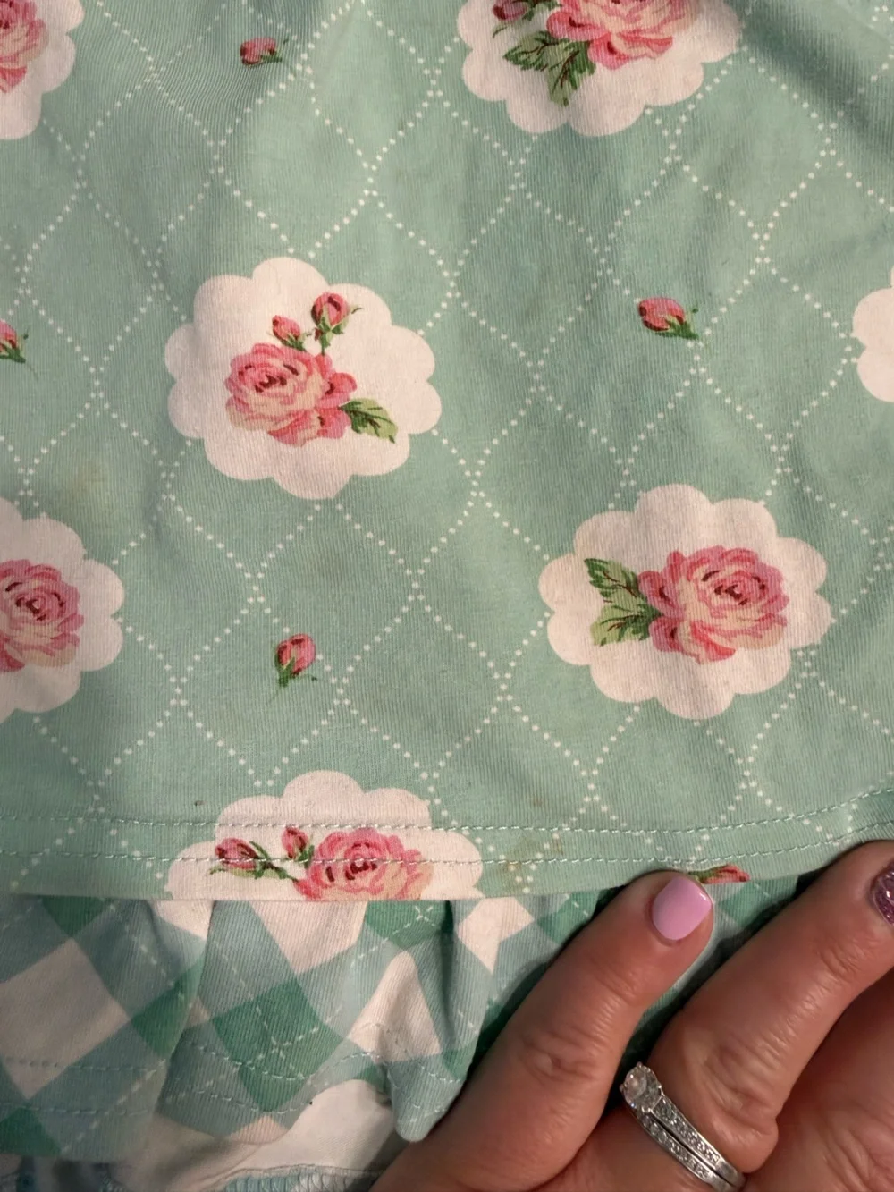 Swoon Baby Mint Green Floral Twirl Dress Ruffle Pocket Girls Size 7